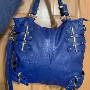 Large blue tote